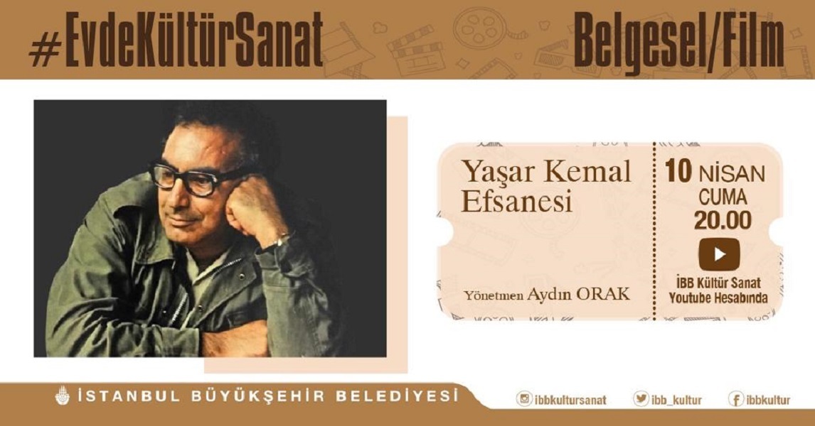  “Yaşar Kemal Efsanesi” Belgeseli İBB Kültür Sanat Kanalında