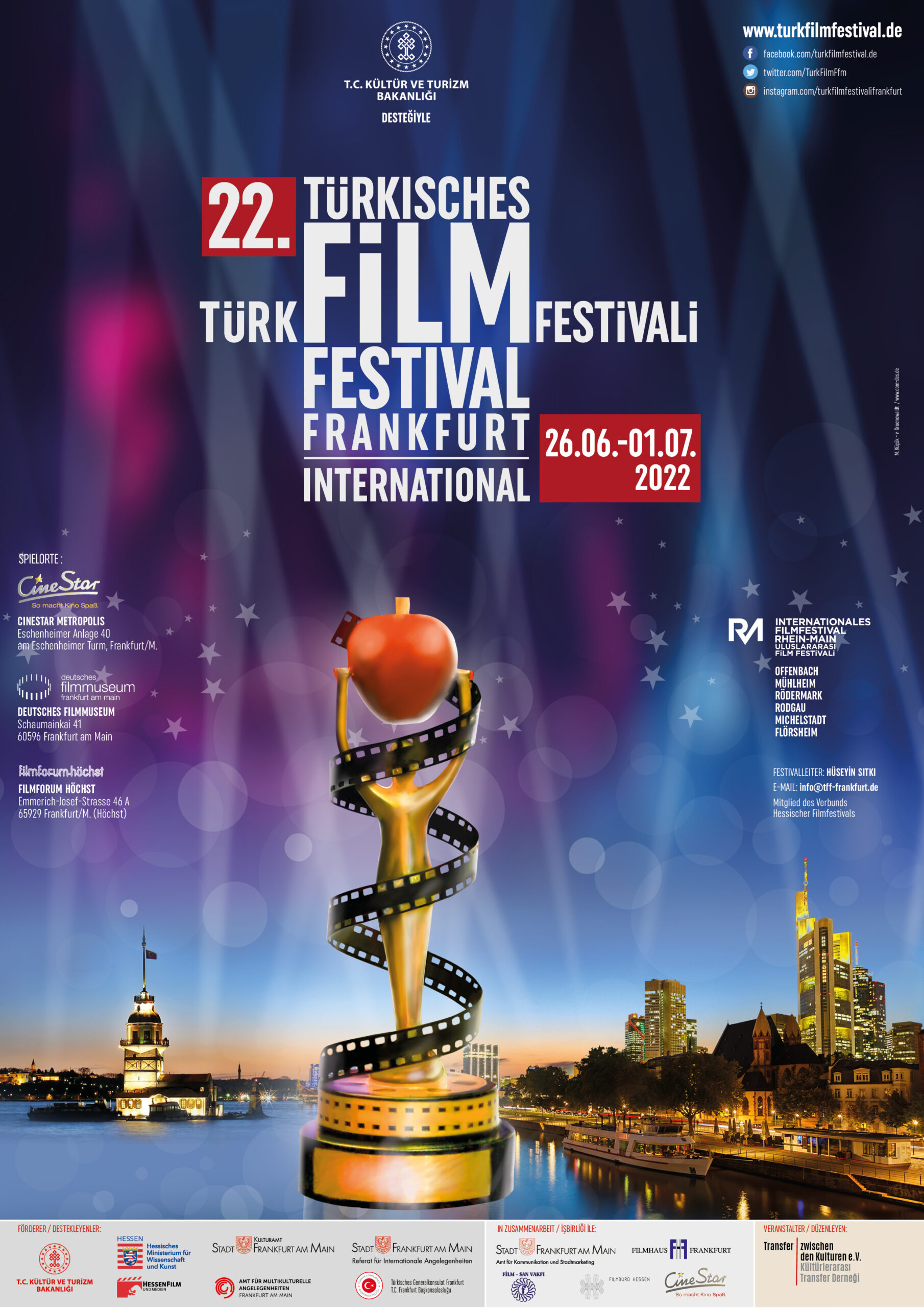  Uluslararası Frankfurt Türk Film Festivali 2022 Başvuruları Başladı