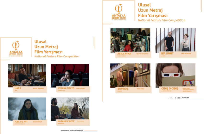  59. Antalya Altın Portakal Film Festivali Ulusal Uzun Metraj Yarışma Filmleri Açıklandı