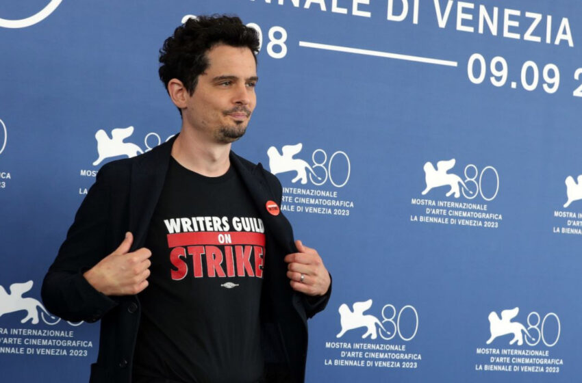  Damien Chazelle, Venedik Film Festivali’nin Açılışında WGA (Amerika Yazarlar Birliği) Grevini Destekledi