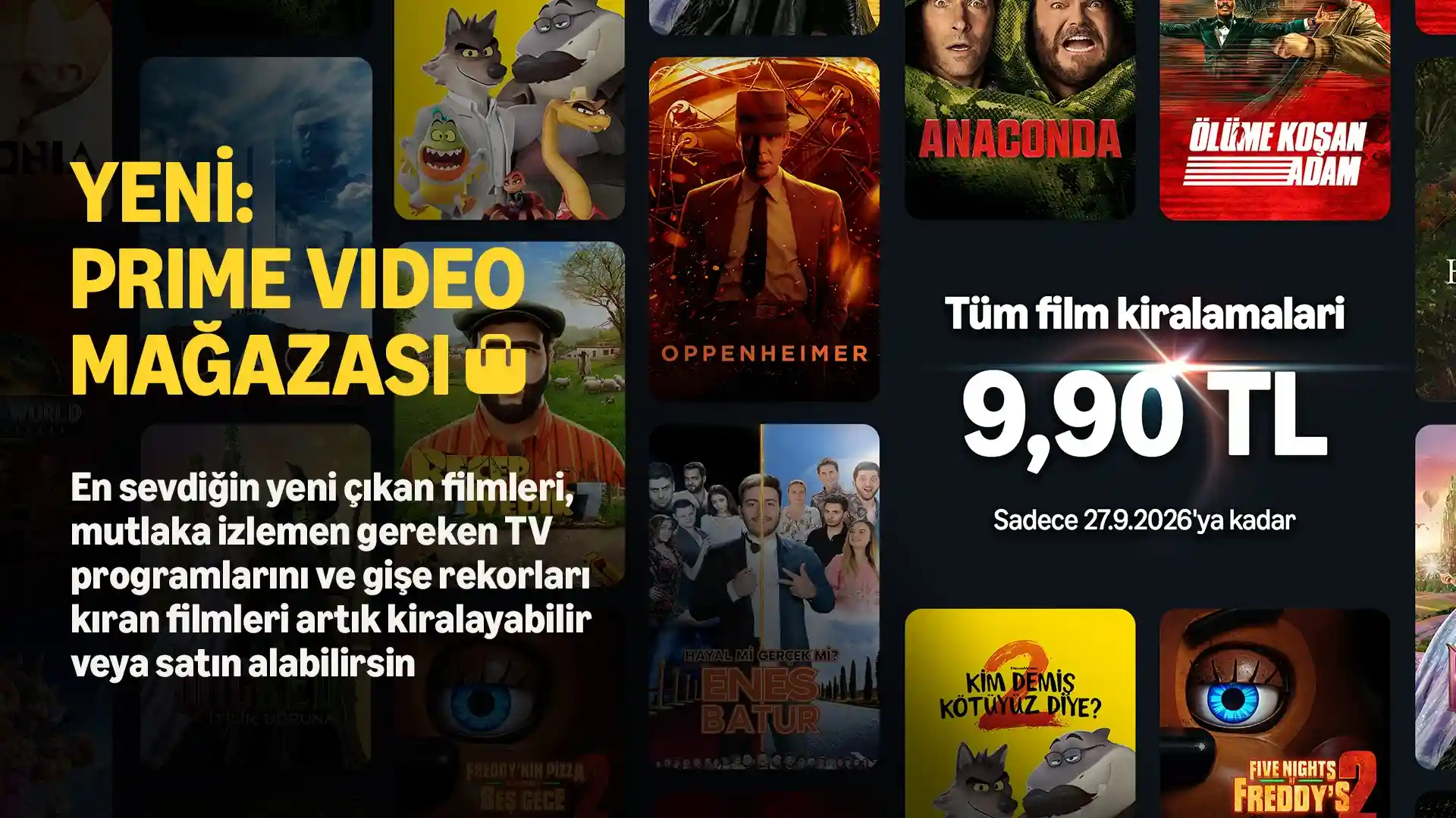 Prime Video Store tanıtımında kullanılan afiş