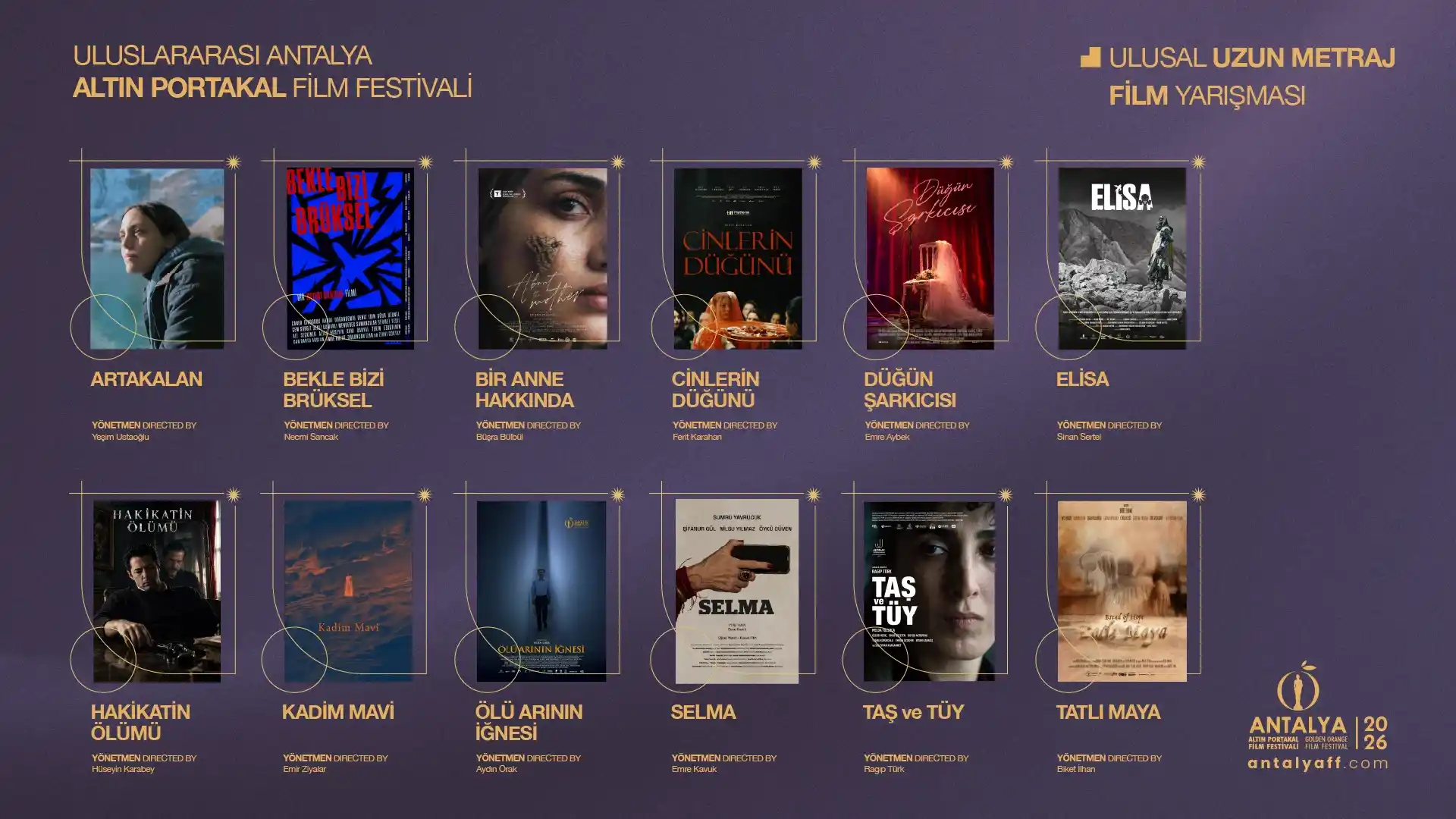 Altın Portakal’da Ulusal Uzun Metraj Yarışmasının Filmleri Açıklandı