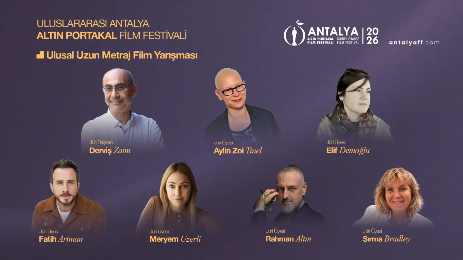 63. Antalya Altın Portakal Film Festivali’nde Ulusal Yarışma Jürisi Açıklandı
